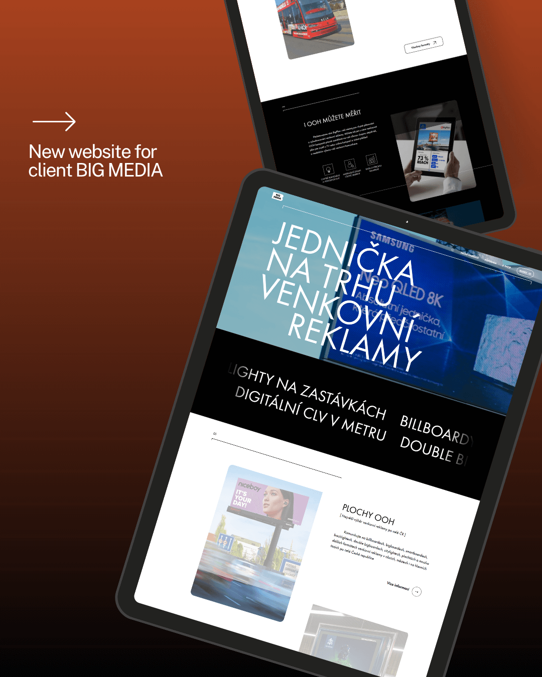 Mockup project Big media