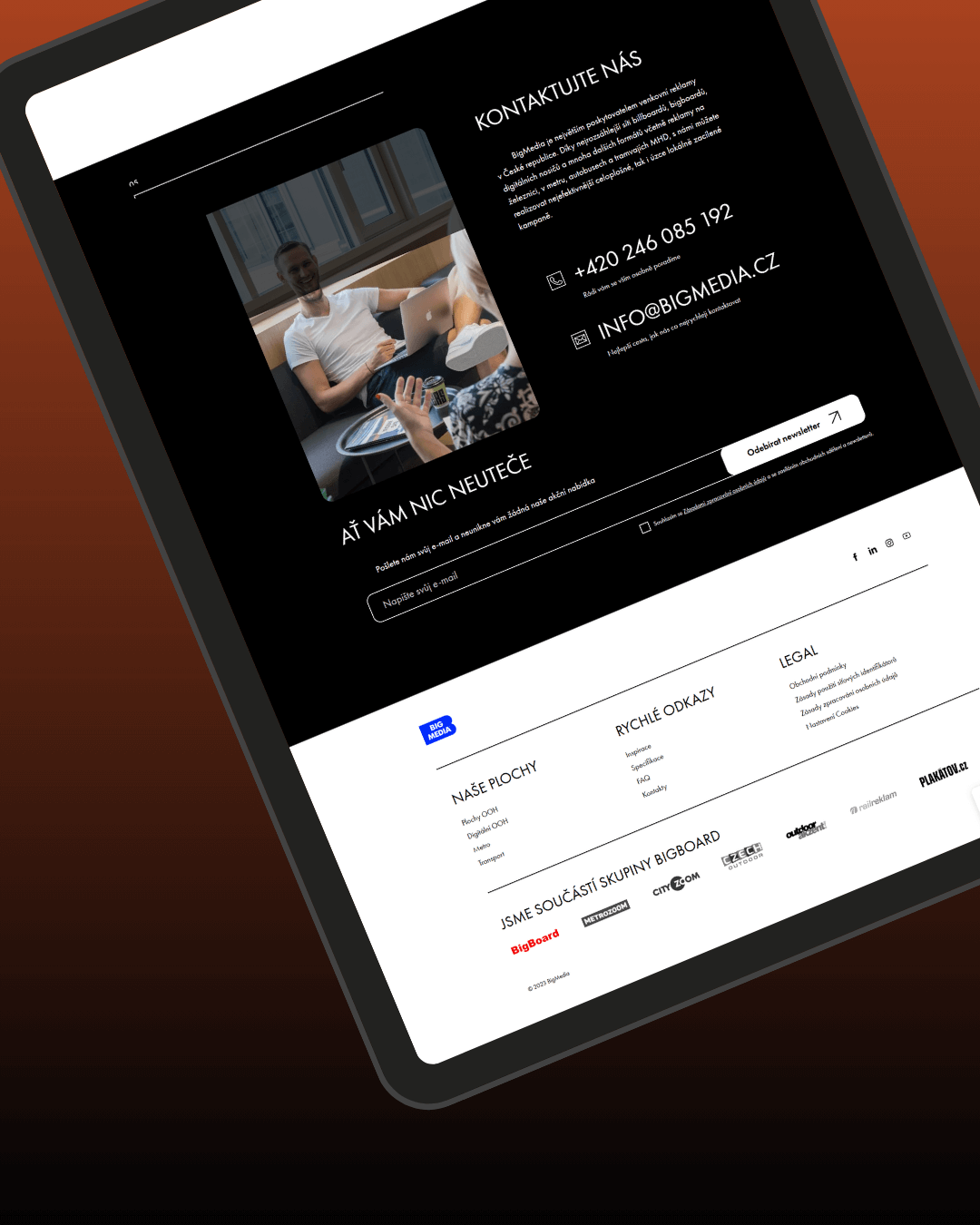 Mockup project Big media