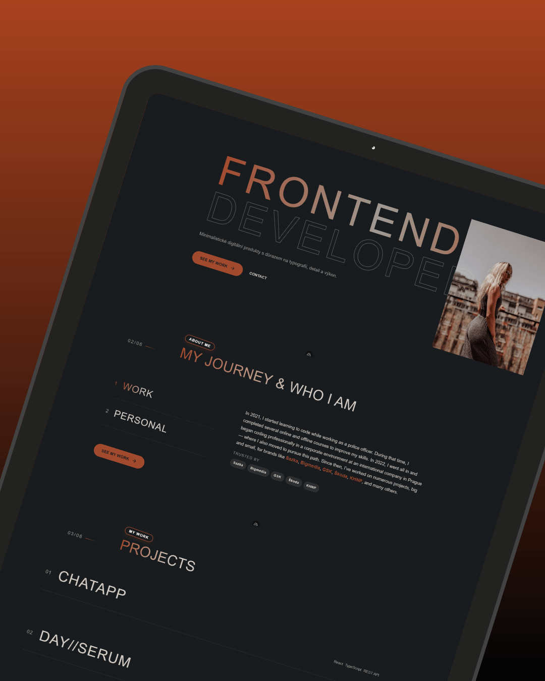 Mockup project portfolio