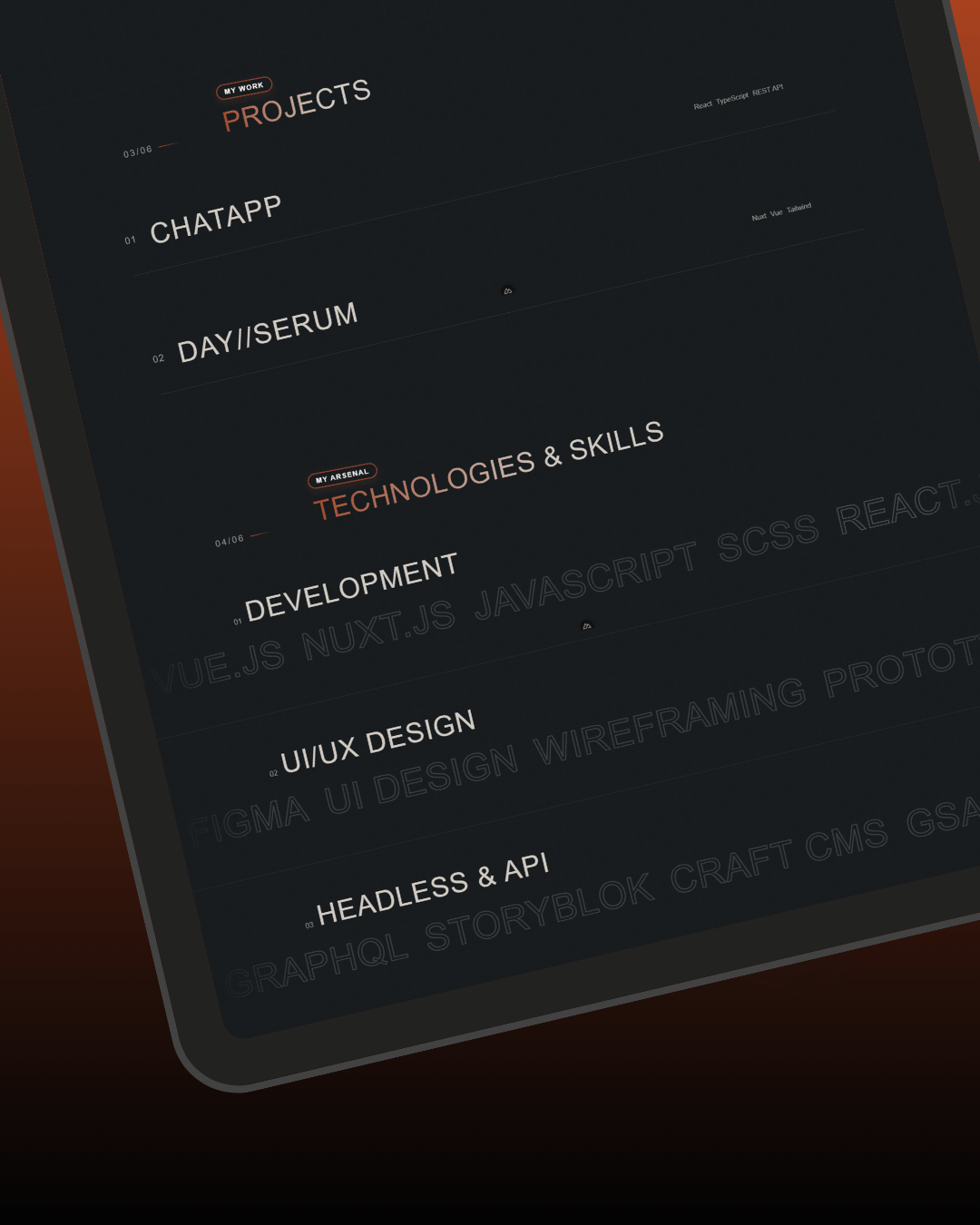 Mockup project portfolio